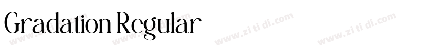 Gradation Regular字体转换 Gradation Regular字体转换